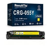 CRG-055 Reemplazo de Cartucho de tóner Compatible de Alto Rendimiento para CRG055K / C / M / Y con el último Chip, se Ajusta a la Impresora láser Canon MF742CDW 746CX, Negro Cian Magenta Amarillo