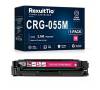 CRG-055 Reemplazo de Cartucho de tóner Compatible de Alto Rendimiento para CRG055K / C / M / Y con el último Chip, se Ajusta a la Impresora láser Canon MF742CDW 746CX, Negro Cian Magenta Amarillo