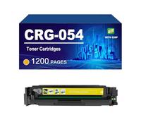 CRG054 CRG-054 Cartuchos De Tóner con Chip Compatibles con Impresoras para Canon LBP621CW LBP623CW MF641CW MF643CdW MF645Cx MF642Cdw MF644Cdw LBP622Cdw,Yellow-1 Pack