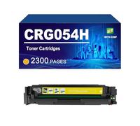 CRG054 CRG054H Cartuchos De Tóner Compatibles con Impresoras para Canon LBP621CW LBP623CW MF641CW MF643CdW MF645Cx MF642Cdw MF644Cdw Y LBP622Cdw. Alto Rendimiento,Yellow-1 Pack