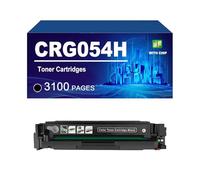 CRG054 CRG054H Cartuchos De Tóner Compatibles con Impresoras para Canon LBP621CW LBP623CW MF641CW MF643CdW MF645Cx MF642Cdw MF644Cdw Y LBP622Cdw. Alto Rendimiento,Black-1 Pack