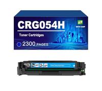 CRG054 CRG054H Cartuchos De Tóner Compatibles con Impresoras para Canon LBP621CW LBP623CW MF641CW MF643CdW MF645Cx MF642Cdw MF644Cdw Y LBP622Cdw. Alto Rendimiento,Cyan-1 Pack