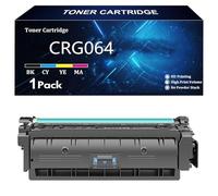 CRG064 Cartucho de Tóner de Repuesto para Canon CRG064 CRG064K CRG064C CRG064Y CRG064M para Canon I-SENSYS MF832Cdw I-SENSYS LBP722Cdw Impresoras con Chip,C-1 Pack