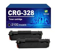 CRG128 328 728 Cartucho De Tóner Compatible para Canon IC MF4410 4450 4412 4420 4550 4570 D520 LBP6200D 6230DW 6230DN 6200D 6200 6300 6230DN 6240,Black-2 Pack