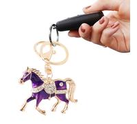 CRGANGZY Cle de Horse Rhinestone, Talismán de Año del Caballo para Bolsos y Mochilas, Decoración Colgante, Charm de Caballo para 2026 Año Nuevo Chino en Bolsos y Mochilas