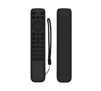 CRGANGZY Cubierta de silicona para control remoto con cordón antideslizante para control remoto de televisión, piezas de repuesto todo incluido para control remoto de voz TCL RC902V FMR1