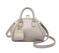 CRGANGZY Damas superior PU Cuero Bolsas con mechones de beso elegantes