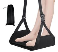 CRGANGZY Descripción de hamaca de avión para el pie de la hamaca portátil de avión plegable hamaca colgante hamaca cresta de viaje plano para la oficina de viajes de avión debajo del escritorio para e