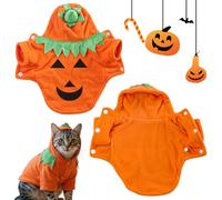 CRGANGZY Disfraz de Mascotas de Calabaza de Halloween, Ropa de transformación de otoño/Invierno del Perro Lindo, Fiesta Creativa de Mascotas de Calabaza otoño/Invierno para Halloween (XL)