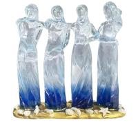 CRGANGZY Hermanas a mi Lado, celebra la Amistad con una Escultura de Hermanas para Navidad, honrando la Hermandad e Inspirada en el océano como un Regalo para Las Mejores Amigas y Hermanas