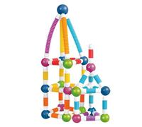 CRGANGZY Set de Juegos de Construcción con Varillas Magnéticas Retráctiles, Bloques Magnéticos para Niños de 3 a 8 Años, Juguete Montessori de Bloques Magnéticos para Niños y Niñas