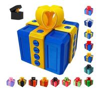 CRGANGZY The Prank Box - Caja de Regalo con Tornillos y Sorpresa del Dedo Medio, Regalo Divertido e Impreso en 3D para bromas y travesuras navideñas