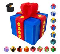 CRGANGZY The Prank Box - Divertido desafío de Tornillos con Sorpresa en Dedo Medio, Caja Regalo Molesta 3D para bromas y travesuras navideñas