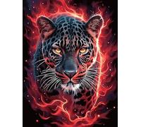 Cría de Leopardo ardiente Puzzle 1000 Piezas Decoración Moderna Fauna Mascotas Rompecabezas para Adultos 3D DIY Creativo Desafío Intelectual Juguete Educativo 1000 PCS
