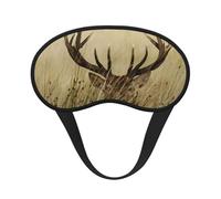 Cría de venado de cola blanca en un ciervo salvaje, Cubiertas oculares completas, antifaces para dormir que bloquean la luz, orejeras opacas para dormir