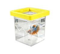 cría pecera,Pequeña Incubadora Flotante Multifuncional De Acrílico - De Cría para Pecera - Aislamiento, Eclosión, Cuarentena, Guppys, Camarones, Betta, Agua Marina, Hogar y Oficina