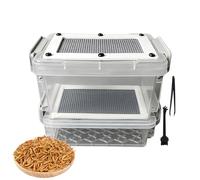 Criadero de de la Harina | Hábitat con Filtro de Excrementos Antihumedad,con Pinzas y Cepillo, Hábitat Inodoro - para Petauro del Azúcar, Reptiles, Aves, Lagartos, Ranas, Tortugas