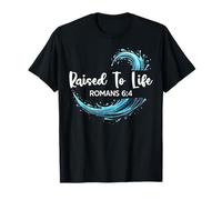 Criado a la vida Bautismo Cristiano Jesús Dios Religioso Camiseta