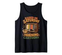 Criado el sábado por la mañana caricaturas Gen X Camiseta sin Mangas