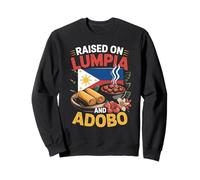 Criado en Lumpia Adobo Filipino Food Lover Design Sudadera