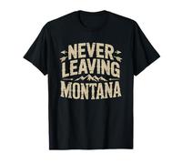 Criado En Montana Big Sky Orgullo Camiseta