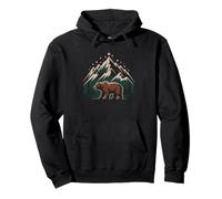 Criado En Montana Big Sky Sudadera con Capucha