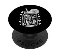 Criado en té dulce y Jesús PopSockets PopGrip Adhesivo