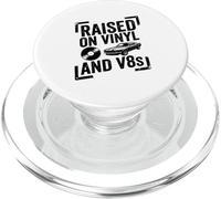 Criado en Vinilo y música Retro Vintage V8s y Coches PopSockets PopGrip para MagSafe