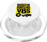 Criado en Vinilo y música Retro Vintage V8s y Coches PopSockets PopGrip para MagSafe