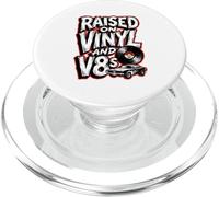 Criado en Vinilo y música Retro Vintage V8s y Coches PopSockets PopGrip para MagSafe