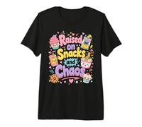 Criado Entre Snacks y Caos Camiseta Premium