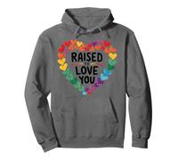 Criado para amarte LGBT Madre Hijo Hija LGBTQ Orgullo Mamá Sudadera con Capucha
