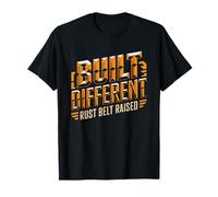 Criado Rust Belt Forjado Distinto Orgullo Clase Obrera Camiseta