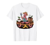 Criador De Lombrices Vermicultura Vermicompostaje Hortelano Camiseta