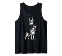 Criador de Perros Pastor alemán Cool Retro Vintage Alt Metal Camiseta sin Mangas