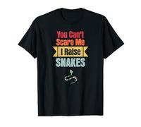 Criador de Serpientes Divertido Retro You Can't Scare Me I Raise Snakes Camiseta gráfica económica
