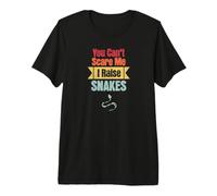 Criador de Serpientes Divertido Retro You Can't Scare Me I Raise Snakes Camiseta Premium