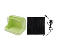 Criadora De Pollitos - PP 30x26x22cm | Jaula Cría con Almohadilla Térmica | Temperatura Ajustable para Patitos Loros Codornices Lagartos Granja Calidad Equipo Incubación Granja Kit Pro