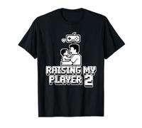 Criando A Mi Jugador 2 Divertido Papá Gamer Padre Camiseta