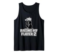 Criando A Mi Jugador 2 Divertido Papá Gamer Padre Camiseta sin Mangas