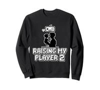 Criando A Mi Jugador 2 Divertido Papá Gamer Padre Sudadera