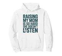 criando a mi mamá es Tan difícil Que no Escucha Floral Lindo Sudadera con Capucha