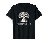 Criando Hombres Salvajes Niño Padre Mamá Camiseta