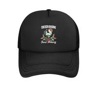 Criando Pollos Alabando A Jesús Mujer Hombre Gorra Trucker Ajustable Gorra De Béisbol Protección Solar Snapback Cap para Aire Libre Senderismo Golf