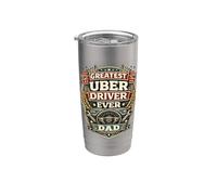 Crianza Conductor Humor Conductor Compartir Conductor Humor Papá Broma Vaso térmico de acero inoxidable de doble pared