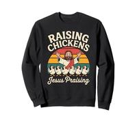 Crianza de Pollos y Alabanza de Jesús Sudadera