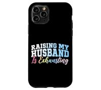 Criar a mi esposo es agotador esposa casada luna de miel Carcasa para iPhone 11 Pro