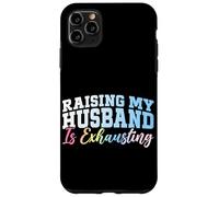 Criar a mi esposo es agotador esposa casada luna de miel Carcasa para iPhone 11 Pro Max