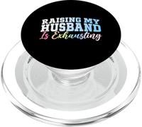 Criar a mi esposo es agotador esposa casada luna de miel PopSockets PopGrip para MagSafe