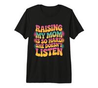 criar a mi mamá es Tan difícil Que no Escucha Groovy Familia Camiseta Premium